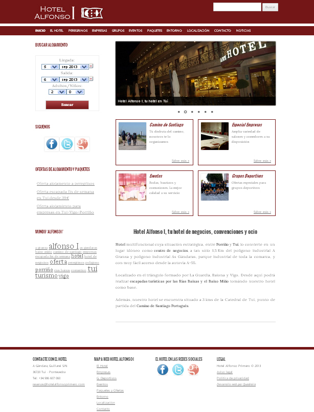 desarrollo web para hoteles