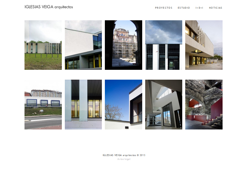 Quadralia desarrolla el nuevo sitio web del estudio Arquitectura Iglesias-Veiga