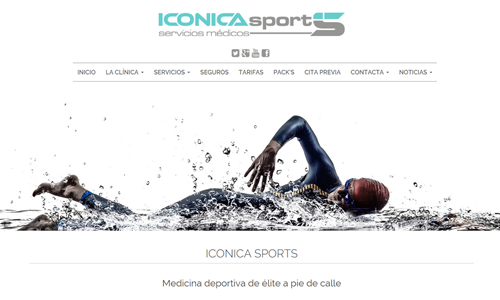 diseño y desarrollo web iconica sports